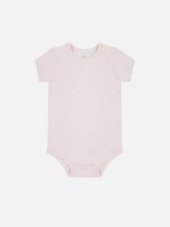Pop My Way Organic Cotton Short Sleeved Bodysuit | Pink Kids