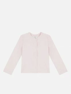 Pop My Way Organic Cotton Cardigan | Pink Kids