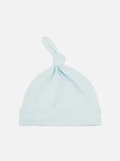 Pop My Way Organic Cotton Newborn Baby Hat | Sky Blue Kids