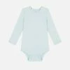 Pop My Way Organic Cotton Long Sleeved Bodysuit | Sky Blue Kids