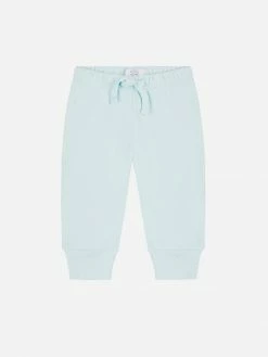 Pop My Way Organic Cotton Trousers | Sky Blue Kids