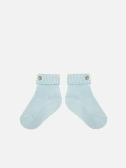 Pop My Way Kids Organic Cotton Socks | Sky Blue
