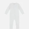 Pop My Way Organic Cotton Zippered Sleepsuit | White Kids 2 Pop My Way Organic Cotton Zippered Sleepsuit | White Kids