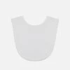 Pop My Way Kids Organic Cotton Bib | White