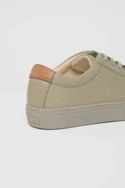 Ration.L R-Kind Unisex Vegan Leather Trainer | Astra Green Shoes