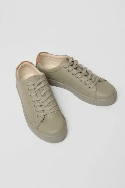 Ration.L R-Kind Unisex Vegan Leather Trainer | Astra Green Shoes