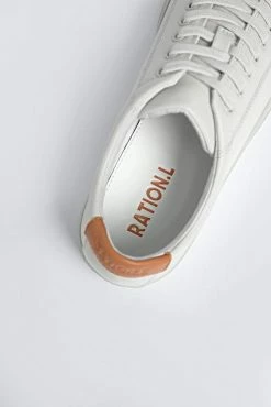 Ration.L R-Kind Unisex Vegan Leather Trainer | Lunar Rock