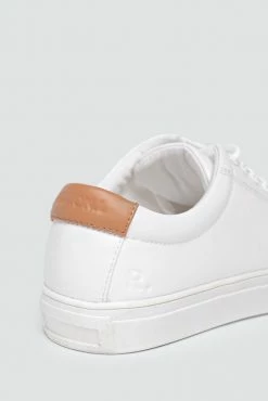 Ration.L R-Kind Unisex Vegan Leather Trainer | Moon White