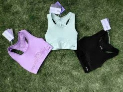 Reflexone B-Confident Q-NOVA® Regenerated Material Nylon Sports Bra | Crocus Petal Clothing