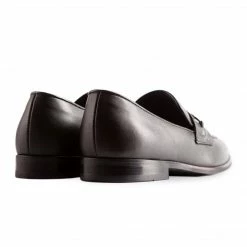 Ross Oliver Bridge-Bit Cactus Leather Vegan Loafer | Black New In