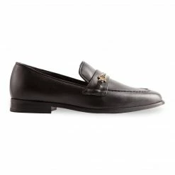 Ross Oliver Bridge-Bit Cactus Leather Vegan Loafer | Black New In