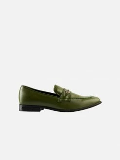 Ross Oliver Bridge-Bit Cactus Leather Vegan Loafer | Green New In