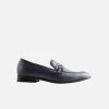 Ross Oliver Bridge-Bit Cactus Leather Vegan Loafer | Navy