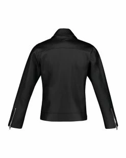 SENTIENT Astral Aten Desserto® Cactus Leather Vegan Biker Jacket | Black