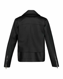 SENTIENT Astral Nanna Desserto® Cactus Leather Vegan Biker Jacket | Black Clothing