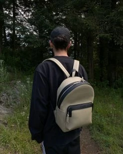 SENTIENT Bos Desserto® Cactus Leather Vegan Backpack | Beige Bags