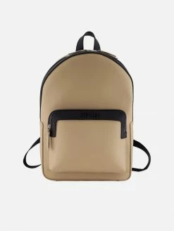 SENTIENT Bos Desserto® Cactus Leather Vegan Backpack | Beige Bags