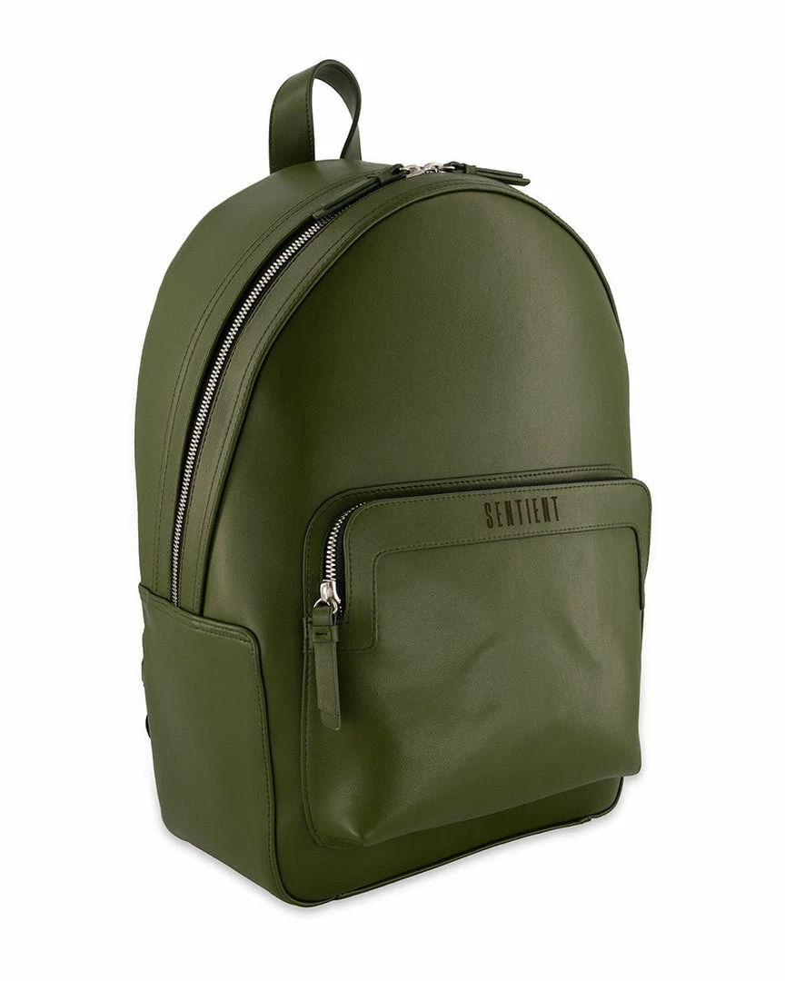 SENTIENT Bos Desserto® Cactus Leather Vegan Backpack | Green Bags 4 SENTIENT Bos Desserto® Cactus Leather Vegan Backpack | Green Bags