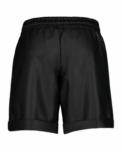 SENTIENT Liberty Desserto® Cactus Leather Vegan Shorts | Black Clothing