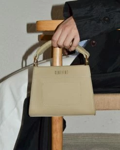 SENTIENT Panthera Desserto® Cactus Leather Vegan Mini Tote | Beige New In