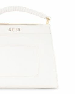 SENTIENT Panthera Desserto® Cactus Leather Vegan Tote | White Bags