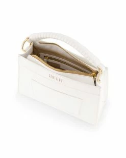 SENTIENT Panthera Desserto® Cactus Leather Vegan Tote | White Bags