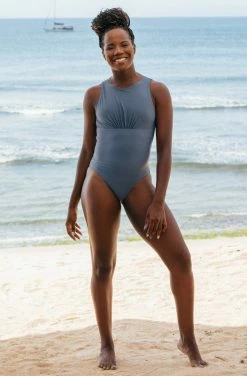 SEPTEMBER Ami ECONYL® One Piece Swimsuit | Sargents Blue Clothing