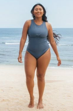 SEPTEMBER Ami ECONYL® One Piece Swimsuit | Sargents Blue Clothing