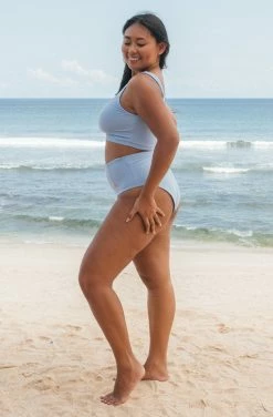 SEPTEMBER Clothing Jane ECONYL® Reversible Bikini Top | Sky Blue/Glacial Blue 14 SEPTEMBER Clothing Jane ECONYL® Reversible Bikini Top | Sky Blue/Glacial Blue