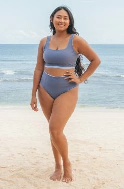 SEPTEMBER Clothing Jane ECONYL® Reversible Bikini Top | Sky Blue/Glacial Blue 15 SEPTEMBER Clothing Jane ECONYL® Reversible Bikini Top | Sky Blue/Glacial Blue