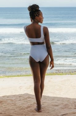 SEPTEMBER Clothing Jane ECONYL® Reversible Bikini Top | Sky Blue/Glacial Blue 19 SEPTEMBER Clothing Jane ECONYL® Reversible Bikini Top | Sky Blue/Glacial Blue