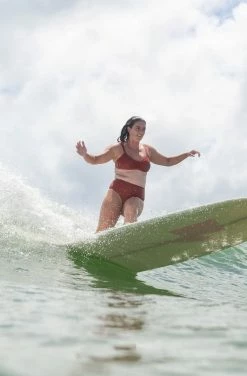 SEPTEMBER Lori ECONYL® Bikini Top | Burnt Sienna Clothing