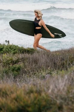 SEPTEMBER Clothing Malibu ECONYL® One Piece Swimsuit | Black