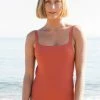 SEPTEMBER Paris ECONYL® One Piece Swimsuit | Burnt Sienna