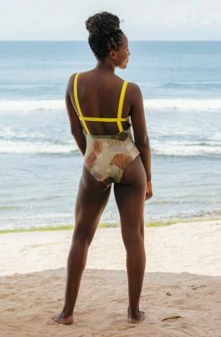 SEPTEMBER Clothing Paris ECONYL® One Piece Swimsuit | Sea Foam Camo Print 11 SEPTEMBER Clothing Paris ECONYL® One Piece Swimsuit | Sea Foam Camo Print