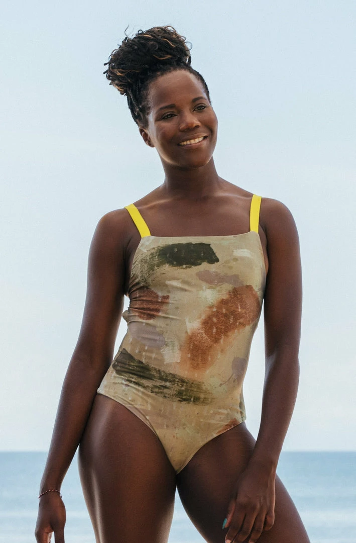 SEPTEMBER Clothing Paris ECONYL® One Piece Swimsuit | Sea Foam Camo Print 9 SEPTEMBER Clothing Paris ECONYL® One Piece Swimsuit | Sea Foam Camo Print