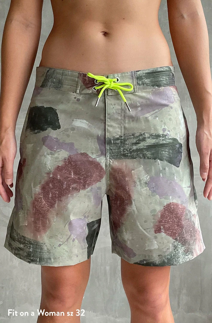 SEPTEMBER Greenough Japanese Nylon Unisex Boardshorts | Sea Foam Camo Pint Clothing 9 SEPTEMBER Greenough Japanese Nylon Unisex Boardshorts | Sea Foam Camo Pint Clothing