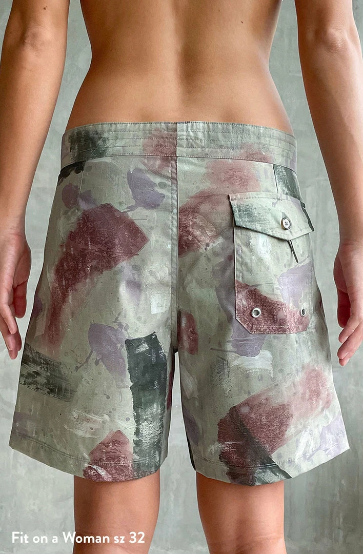 SEPTEMBER Greenough Japanese Nylon Unisex Boardshorts | Sea Foam Camo Pint Clothing 11 SEPTEMBER Greenough Japanese Nylon Unisex Boardshorts | Sea Foam Camo Pint Clothing
