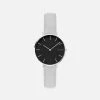 Solios Mini Solar Watch With Black & Silver Dial | Grey Vegan Leather Strap Accessories