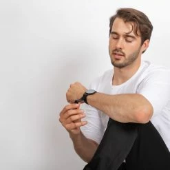 Solios Accessories Solar Watch With Black Dial | Black Vegan Leather Strap 17 Solios Accessories Solar Watch With Black Dial | Black Vegan Leather Strap