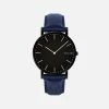 Solios Solar Watch With Black Dial | Blue Vegan Leather Strap Accessories