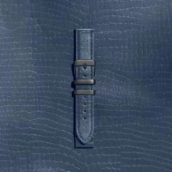 MRKNTN X SOLIOS Solar Watch With Black Dial | Blue Dino Vegan Leather Strap Accessories