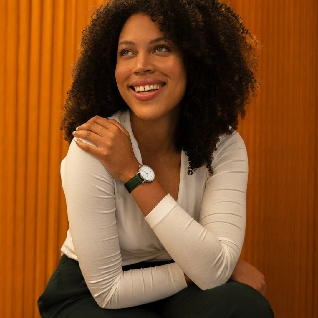 Solios Accessories Solar Watch With White & Silver Dial | Blue Vegan Leather Strap 11 Solios Accessories Solar Watch With White & Silver Dial | Blue Vegan Leather Strap