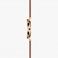 Solios Solar Watch With White & Rose Gold Dial | Brown Vegan Leather Strap Accessories 15 Solios Solar Watch With White & Rose Gold Dial | Brown Vegan Leather Strap Accessories