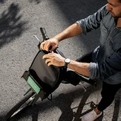 Solios Accessories Solar Watch With White & Silver Dial | Brown Vegan Leather Strap