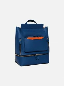 Soybean Bags Courage Versatile Vegan Leather Backpack | Blue 10 Soybean Bags Courage Versatile Vegan Leather Backpack | Blue