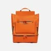 Soybean Bags Courage Versatile Vegan Leather Backpack | Orange