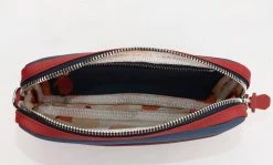 Soybean Bags Spirit Vegan Leather Crossbody Bag | Red And Blue