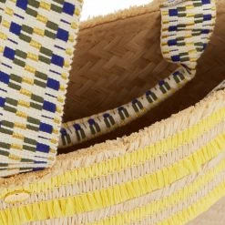 Stelar Bags Alor Handwoven Bamboo Vegan Medium Tote Bag | Natural & Sunshine Yellow 11 Stelar Bags Alor Handwoven Bamboo Vegan Medium Tote Bag | Natural & Sunshine Yellow