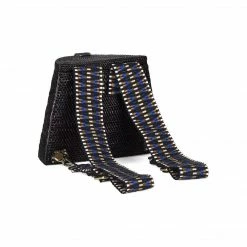 Stelar Celebes Handwoven Atta Vegan Backpack | Black Bags